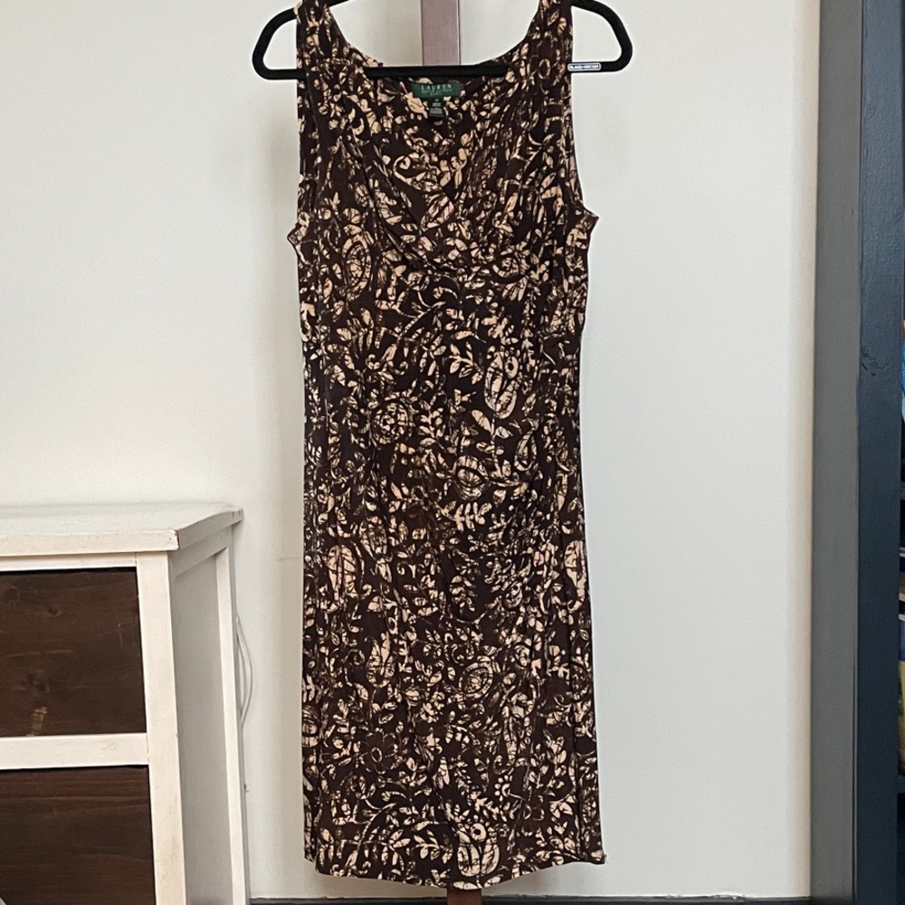 Sepia Delights Dress by Ralph Lauren